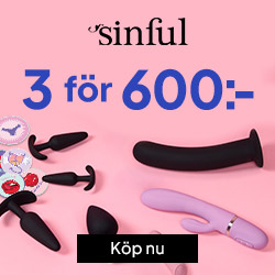 Sinful erbjudande 3 produkter för 600 kr