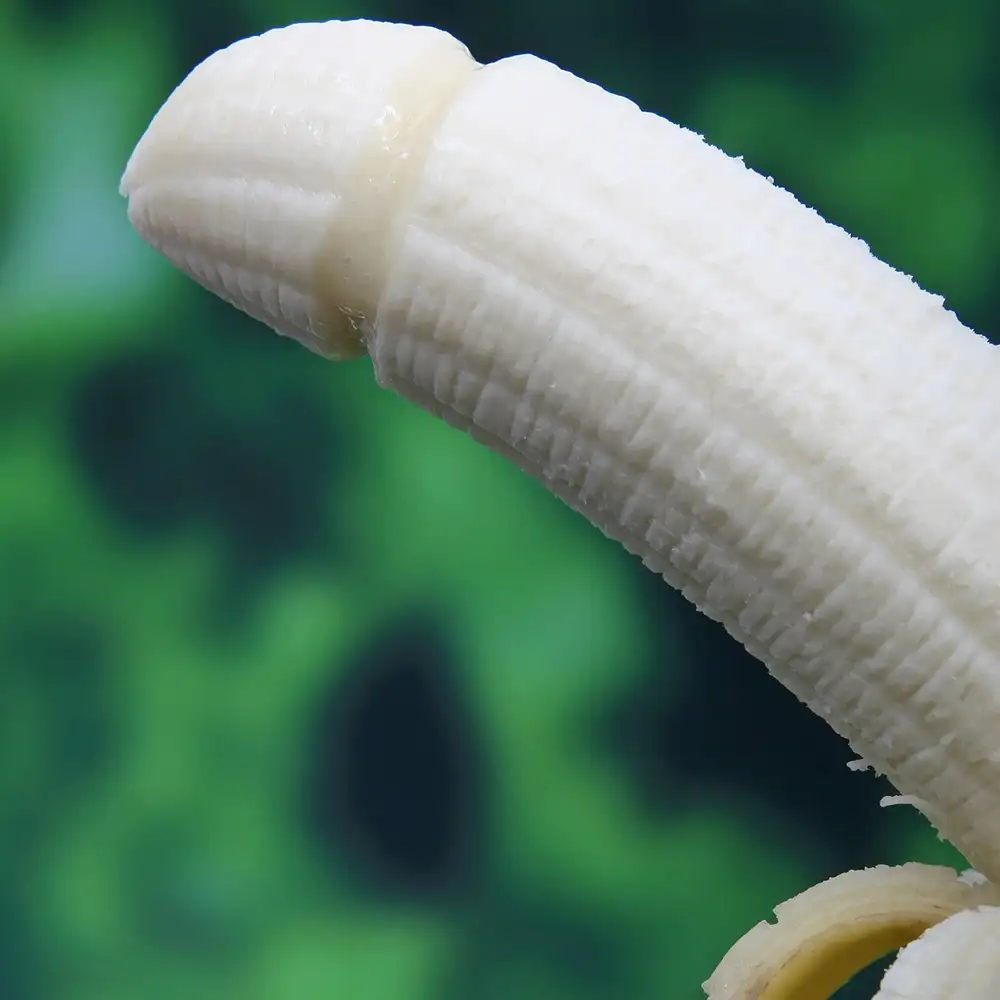 Banan som symboliserar ett manligt könsorgan