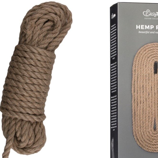 Hamparep för shibari med kartongen bredvid