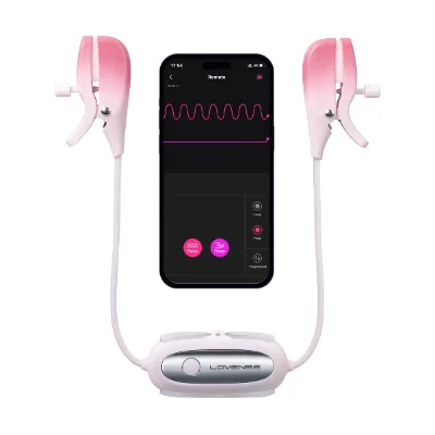 Lovense app-styrda nipple clamps